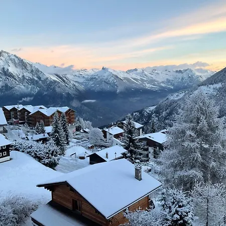 Appartement Mp24 In, Out On Slopes With Indoor Private Parking Space La Tzoumaz